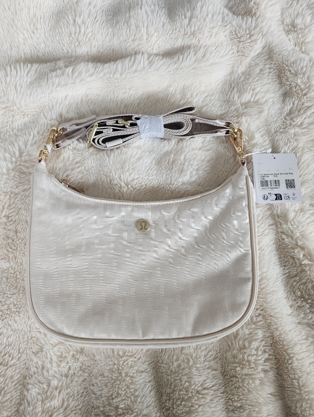 Lululemon City Essentials Small Shoulder Bag L Monogram Jaquard